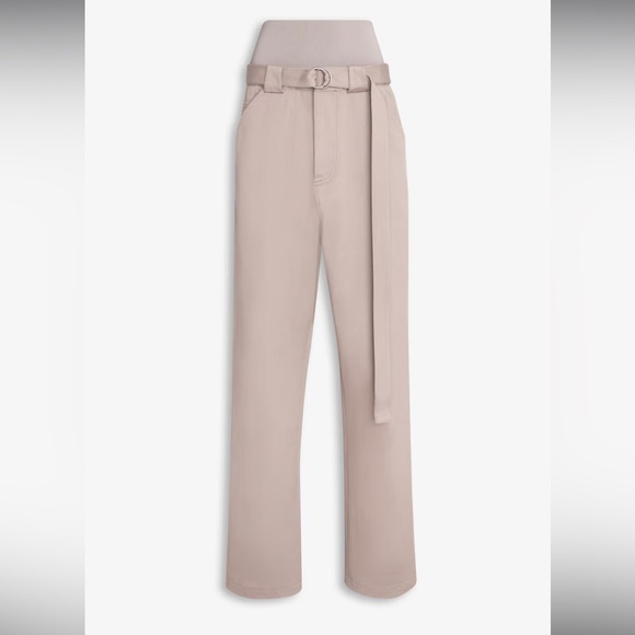 Alaia Cargo pants Stretch Cotton Garbadine Tan FR40 US8 NWT - Picture 2 of 7
